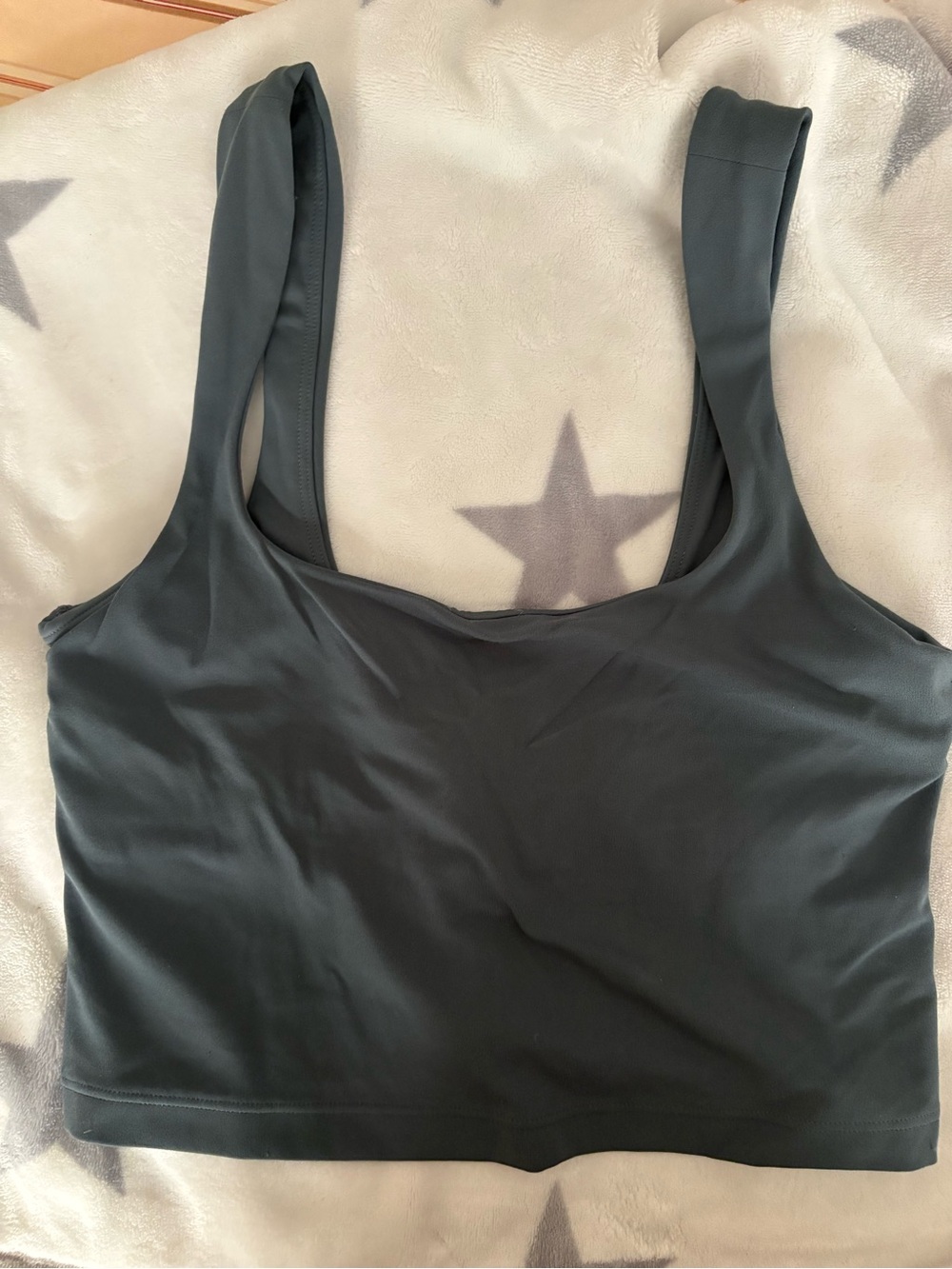 Athleta Dark Charcoal Crop Tank Top